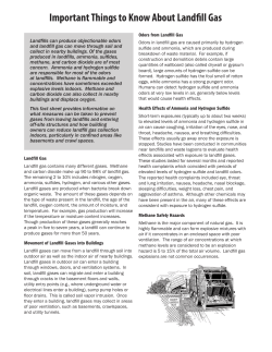Important Things to Know About Landfill Gas