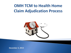 OMH Reprocessing Webinar