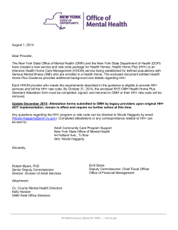 Health Home Plus (HH+) Guidance