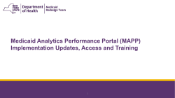 February 4, 2015 Health Home Implementation Webinar, Session #50 - MAPP Implementation Updates, Access and Training