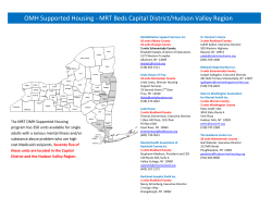 Office of Mental Health (OMH) Supported Housing