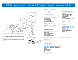 Homes and Community Renewal (HCR) Supported Housing