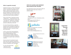 MRT Supportive Housing Brochure