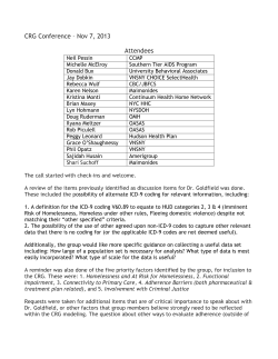 November 7, 2013 - Minutes