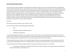 September 28, 2015 - Tennessee HCBS POC
