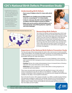 National Birth Defects Prevention Study
