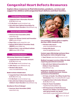 Congenital Heart Defects