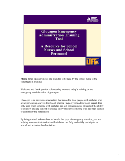 The "Glucagon Emergency Administration Training Tool" is also available as a PDF