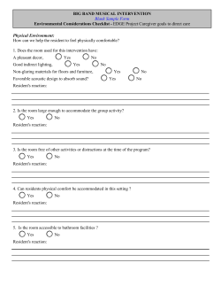 Environmental Considerations Checklist