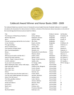 Caldecott Award Winner and Honor Books 2000.pdf