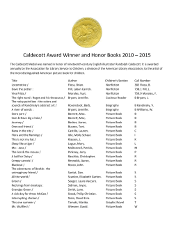 Caldecott Award Winner and Honor Books 2010.pdf