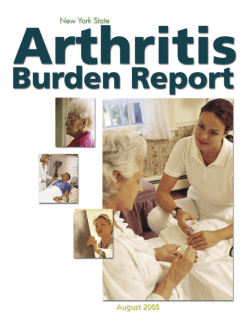 Arthritis Burden Report