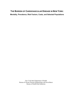 The Burden of Cardiovascular Disease in New York
