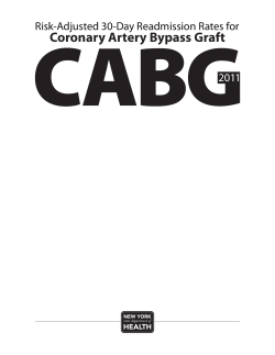 CABG Readmission 2011