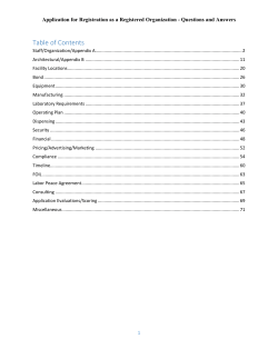 Application Questions and Answers
