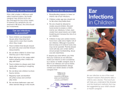 Ear Infections in Children