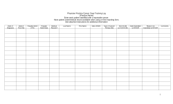 Physician Practice Cancer CaseTracking Log template using MS Word