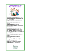 Families that Put the Fun in Dysfunctional