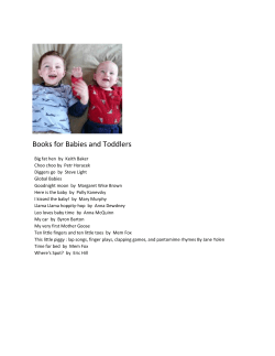 Babies and Toddlers