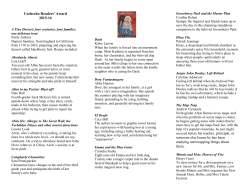Download the Cocheco Readers' Award Brochure