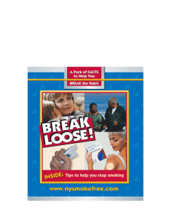 Break Loose! - A Pack of Facts to Help You Break the Habit