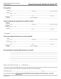 Spanish (DOH-2865, Rev. 7/14)