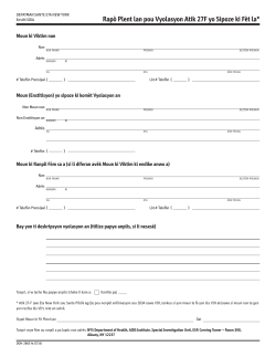 Haitian Creole (DOH-2865, Rev. 7/14)