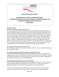 Form 5032: Technical Assistance Bulletin