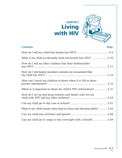 Living with HIV