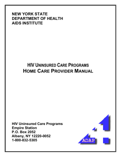 Home Care Provider Manual