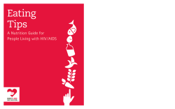 Eating Tips: A Nutrition Guide for People Living with HIV/AIDS