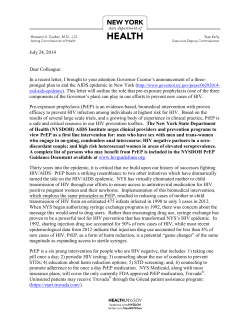 NYSDOH Dear Colleague Letter