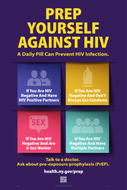 PrEP Yourself Against HIV, Poster