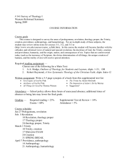 Course Information and Notes