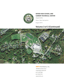 Feasibility Study, August 2015, Volume 3, Part 3