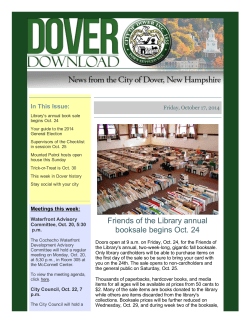 Dover Download, October 17, 2014