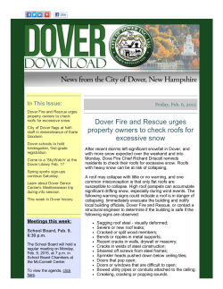 Dover Download, February 6, 2015