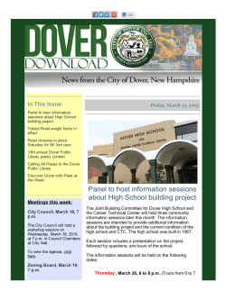 Dover Download, March 13, 2015