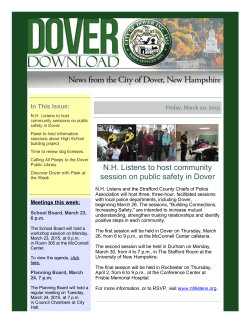Dover Download, March 20, 2015