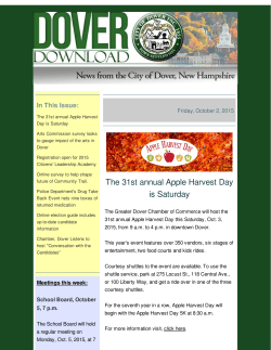 Dover Download, October 2, 2015