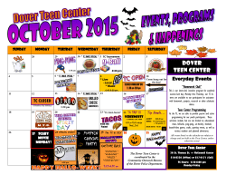 TC Schedule 2015-10