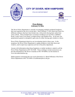PR-2016-02-08 Residential Burglaries