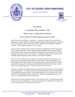 PR-2015-10-02 Dover PACT Program