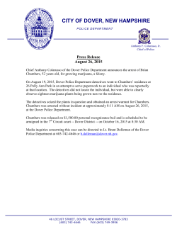 PR-2015-08-26 Chambers Arrest