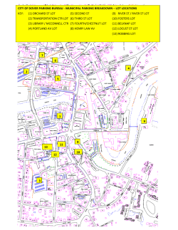 Municipal Lot Locations