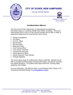 Certified Officer Recruitment