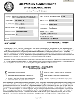 16-047 Asset Management Technician Vacancy Announcement.pdf