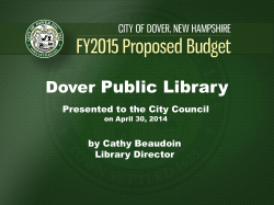 Click here for a PDF version of the presentation