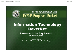 Click here for a PDF version of this presentation