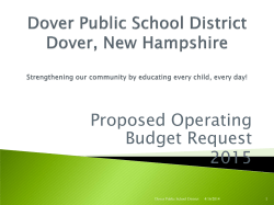 Click here for a PDF version of this presentation